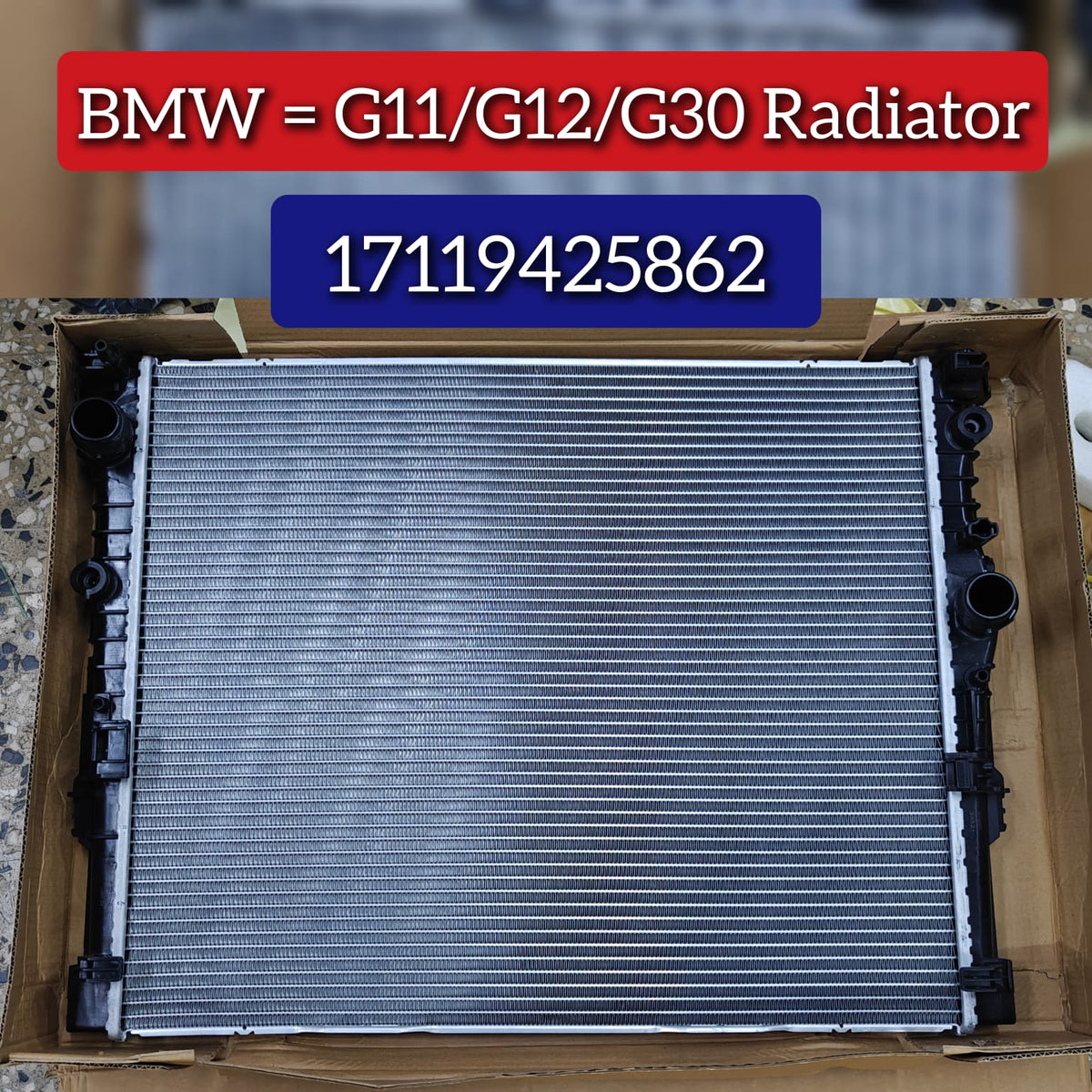 Radiator  17119425862 17118699788 Compatible With BMW G11 G12 G30