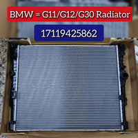 Radiator  17119425862 17118699788 Compatible With BMW G11 G12 G30