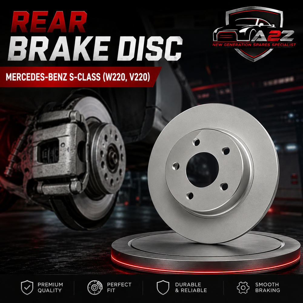 Rear Brake Disc Set A2204230212 A220423021264 Compatible With MERCEDES-BENZ S-CLASS (W220, V220)
