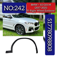 Front Right Wheel Eyebrow 51778098808 Compatible With BMW X3 G01 M (2017-21) Tag NO.242