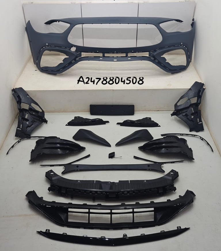 Front Bumper Kit 2478804508 Compatible With Mercedes Benz W247 GLA Upgrade To Mercedes Benz AMG (2021-2023) Tag No.FBK.214 (Shipping Cost Not Included In Price)