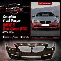 Front Bumper 51117282896 Compatible With BMW 6 Gran Coupe (F06) Tag No.503
