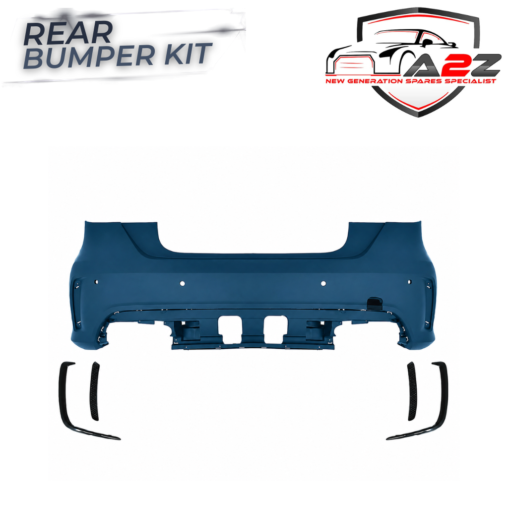 Rear Bumper Kit Compatible With Mercedes Benz A Class W176 (2012-2016) Upgrade To Mercedes Benz AMG A45 (Shipping Cost Not Included In Price)