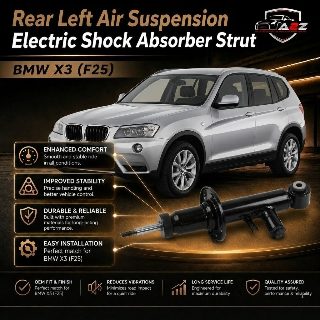 Rear Left Air Suspension Electric Shock Absorber Strut 37126799911 37126872327 Compatible With BMW X3 (F25)