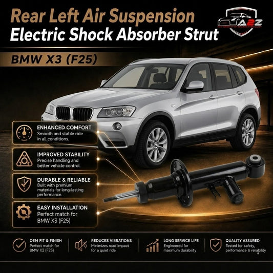 Rear Left Air Suspension Electric Shock Absorber Strut 37126799911 37126872327 Compatible With BMW X3 (F25)