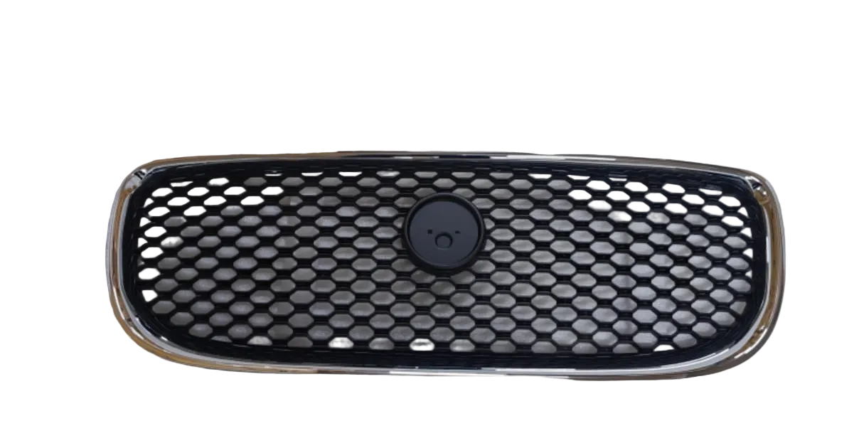 Outer Chrome Matt Black Show Grill T4N10517 Compatible With Jaguar XE (2015-2019) Tag No.63
