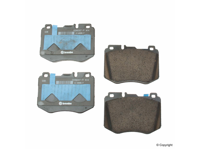 Front Brake Pad Set 0084201920 Compatible With Mercedes Benz W205 W213