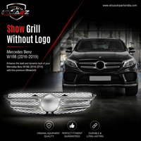 Show Grill Without Logo 1668880360 Compatible With Mercedes Benz GLE-Class (W166) (2016-2019) Tag No.189