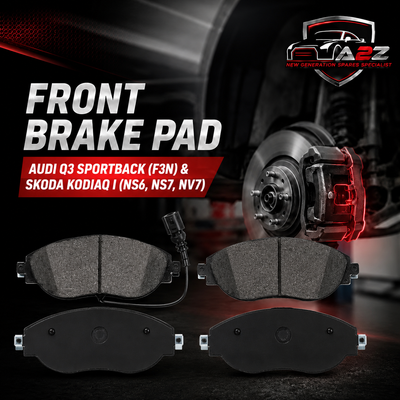 Front Brake Pad 2473803 3Q0698151B Compatible With AUDI Q3 Sportback (F3N) & SKODA KODIAQ I (NS6, NS7, NV7)