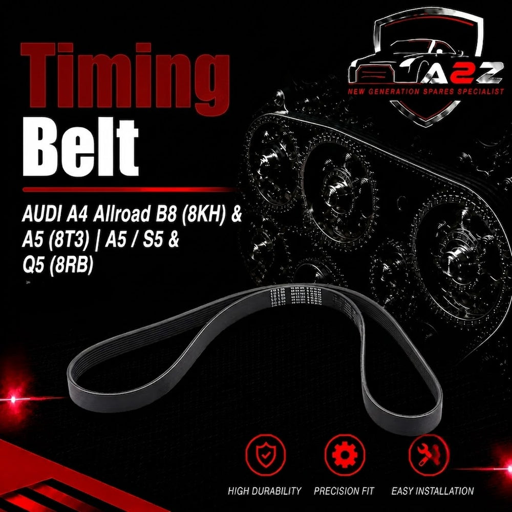 Belt 6PK1590 06B903137D Compatible With AUDI A4 Allroad B8 (8KH) & A5 (8T3) | A5 / S5 & Q5 (8RB) Tag-BEL-51