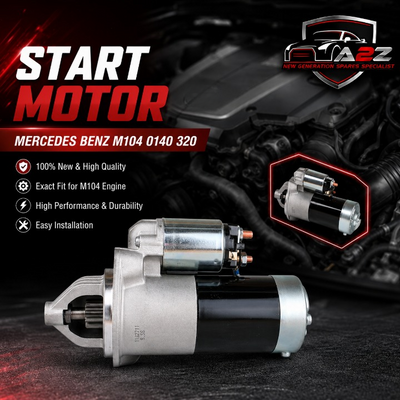 Starter Motor 0041517001 Compatitible With Mercedes Benz M104 0140 320