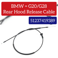 Rear Hood Release Wire Cable 51237419389 Campatible With BMW For 3 Serise (F30) (G20) (G28)
