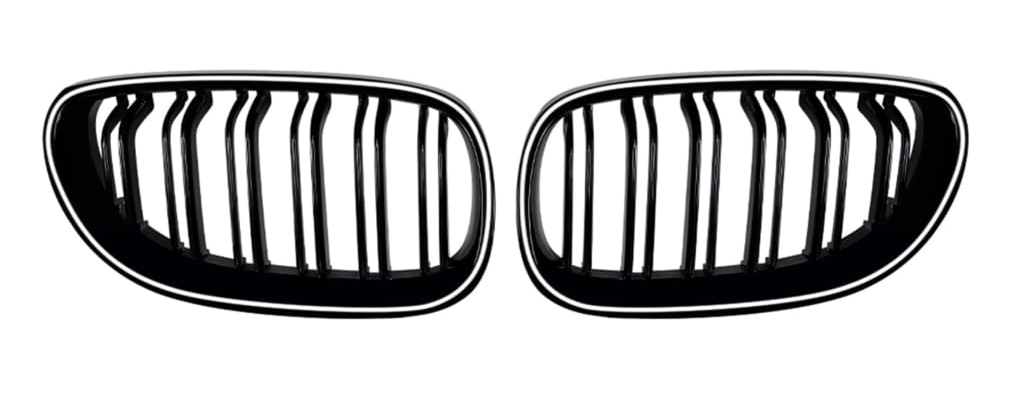 Double Line Show Grill With LED light Compatible With BMW E60/E61 (2006-09) NO.1