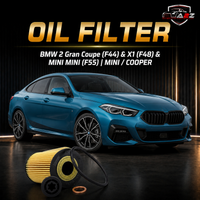 Oil Filter  E951H D497 & 11428593186 & OX1238D Compatible With BMW 2 Gran Coupe (F44) & X1 (F48) & MINI MINI (F55) | MINI / COOPER Tag 113