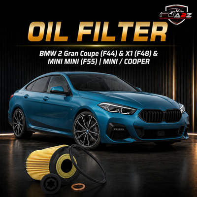 Oil Filter  E951H D497 & 11428593186 & OX1238D Compatible With BMW 2 Gran Coupe (F44) & X1 (F48) & MINI MINI (F55) | MINI / COOPER Tag 113