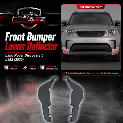 Front Bumper Lower Deflector Right LR082831 & Left LR082832 Compatible With Land Rover Discovery 5 L462 (2020)