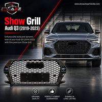 Show Grill  Compatible With Audi Q3(2019-23) RSQ3 Black Chrome