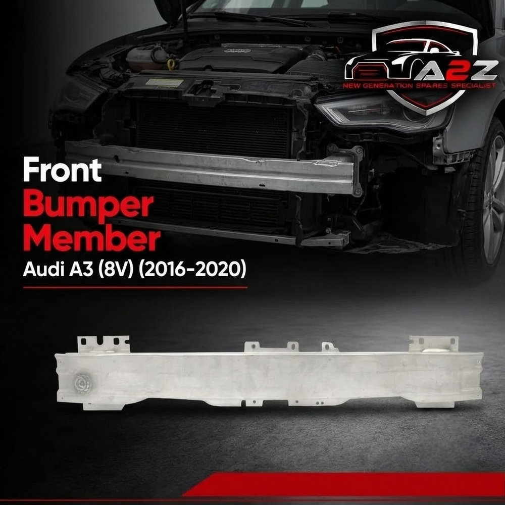 Front Bumper Member 8V4807109C Compatible With Audi A3 (8V) (2016-2020)
