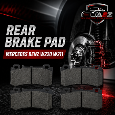 Rear Beake Pad Set 0034206220 Compatible With Mercedes Benz W220 W211