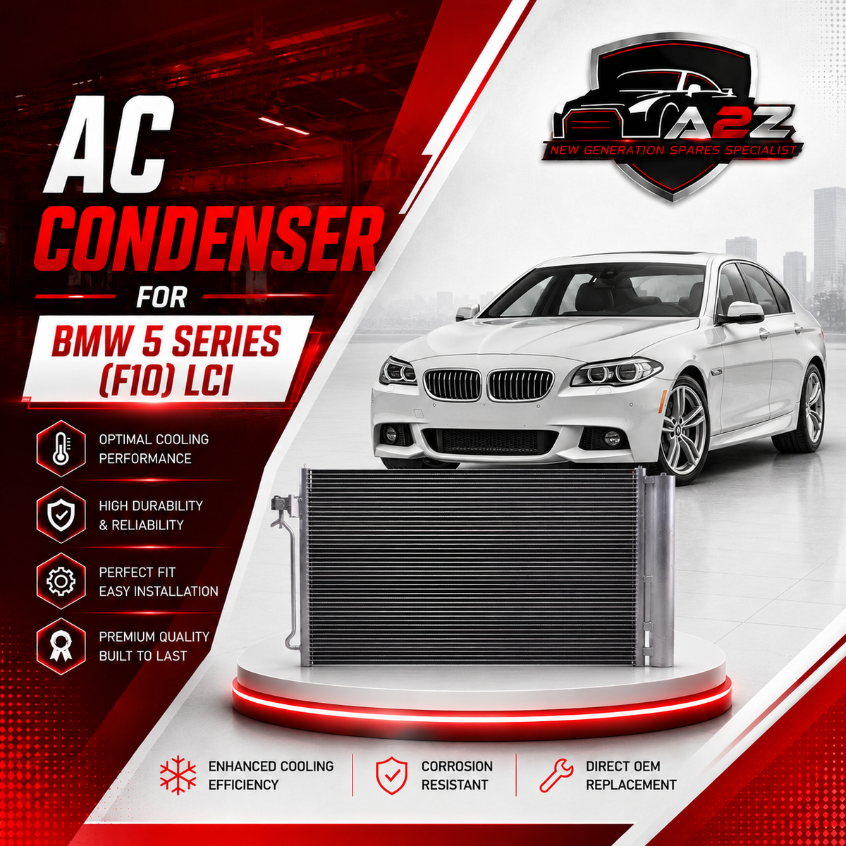 AC Condenser 64536805452 64539219843 64539350375 64539189238 Compatible with BMW 5 Series (F10) LCI &  6 Series (F12)