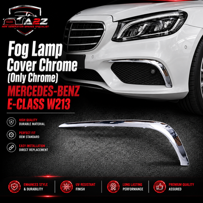 Fog Lamp Cover Chrome (Only Chrome) Left 2138853703 Right 2138853803 Compatible With MERCEDES-BENZ E-CLASS (W213) Tag No.353
