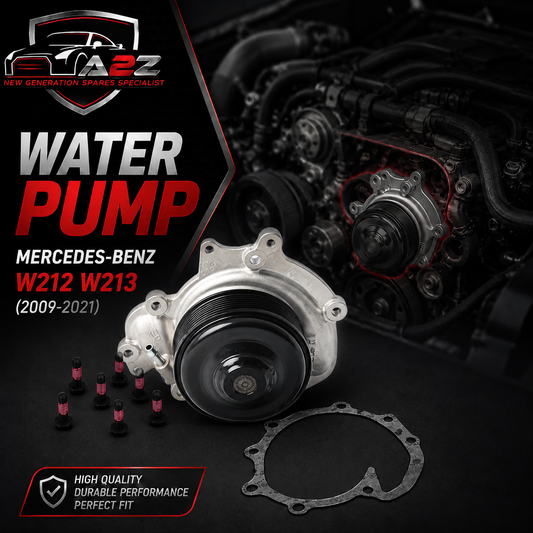 Water Pump 6422002001 6422002101 A6422002101 A642200200180 A642200210180 Compatible With MERCEDES-BENZ E-CLASS W212 W213 & GLS X166 & S-CLASS W222 Tag-W-25