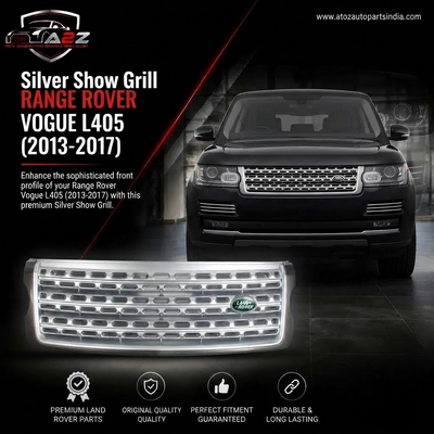 Silver Show Grill LR055880 LR077427 Compatible With RANGE ROVER VOGUE (L405) (2013-2017) Tag No.23