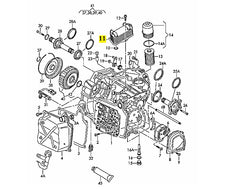 Oil Cooler 02E409061B For AUDI TT 8J3 Tag-O-22