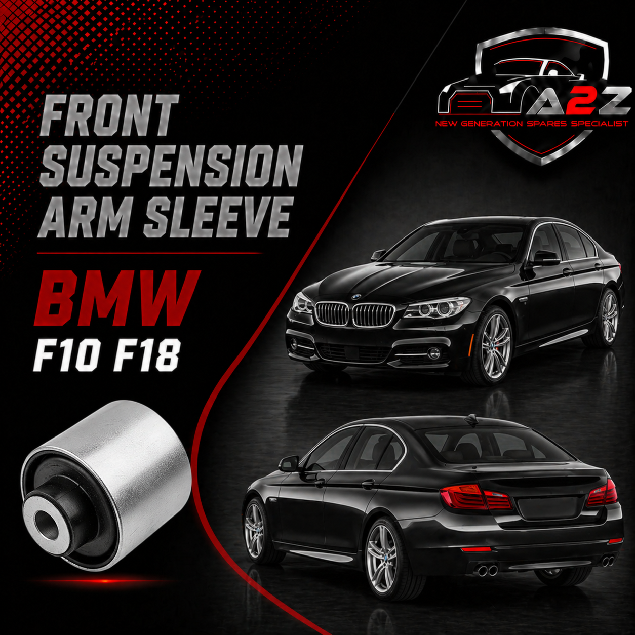 Front Suspension  Arm Sleeve (Big) 31126775979 31126775971 31126775972 Compatible With BMW F10 F18