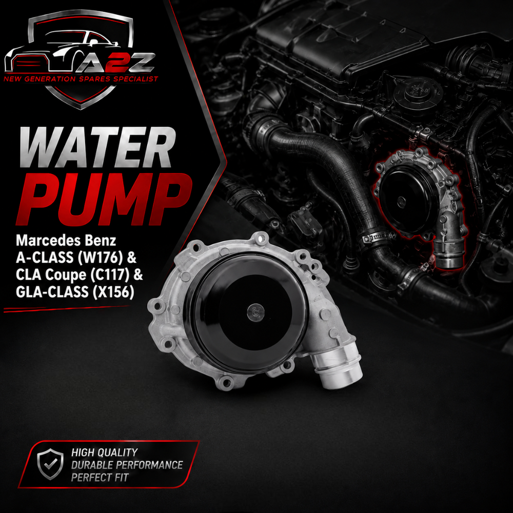 Water Pump 6512000501 6512004300 6512008301 6515000501 Compatible With Marcedes Benz A-CLASS (W176) & CLA Coupe (C117) & GLA-CLASS (X156) Tag-W-80
