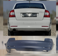 Complete Rear Bumper 1ZD807421 Compatible With Skoda Octavia (2010-2013) Tag No.704