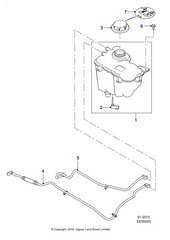 Expansion Hose Pipe T2H46141 Compatible With Jaguar  XE F-Pace  Tag No.837