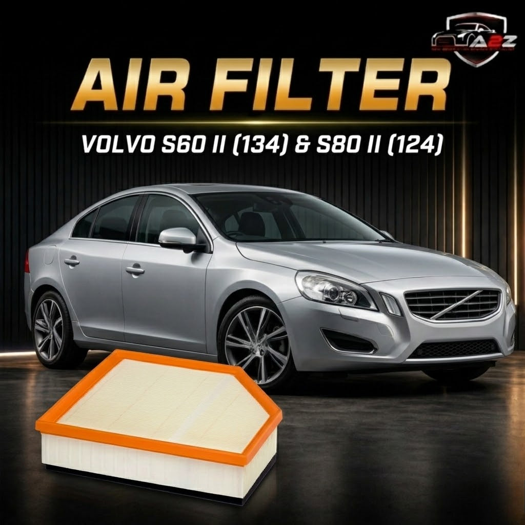 Air Filter  E1353L & 30745344 & LX1593/2 Compatible With VOLVO S60 II (134) & S80 II (124)Tag : 81