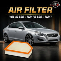 Air Filter  E1353L & 30745344 & LX1593/2 Compatible With VOLVO S60 II (134) & S80 II (124)Tag : 81
