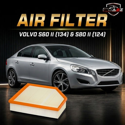 Air Filter  E1353L & 30745344 & LX1593/2 Compatible With VOLVO S60 II (134) & S80 II (124)Tag : 81