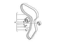 Timing Belt Kit KTB788 03L198119B 03L198119C 03L198119D Compatible With AUDI A4 B8 (8K2) | A4 / S4 A6 C7 (4G2, 4GC) | A6 / S6 & SKODA FABIA II (542) OCTAVIA II (1Z3) | LAURA & VW JETTA IV (162, 163, AV3, AV2) (DAYCO)