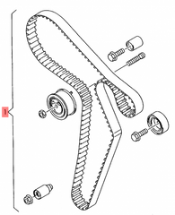 Timing Belt Kit KTB563 03L198119 03L198119N Compatible With AUDI A4 B8 (8K2) | A4 / S4 Q5 (8RB) & SKODA YETI (5L) & VW PASSAT B6 (3C2) | PASSAT / Magotan (DAYCO)