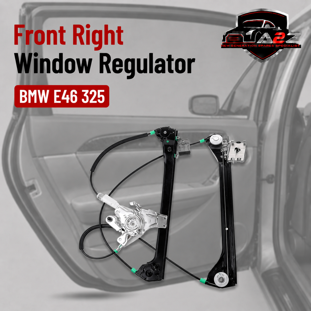 Front Right Window Regulator 51338229106 Compatible With BMW E46 325