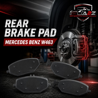 Rear Brake Pad Set 0004205102 Compatible With Mercedes Benz W463