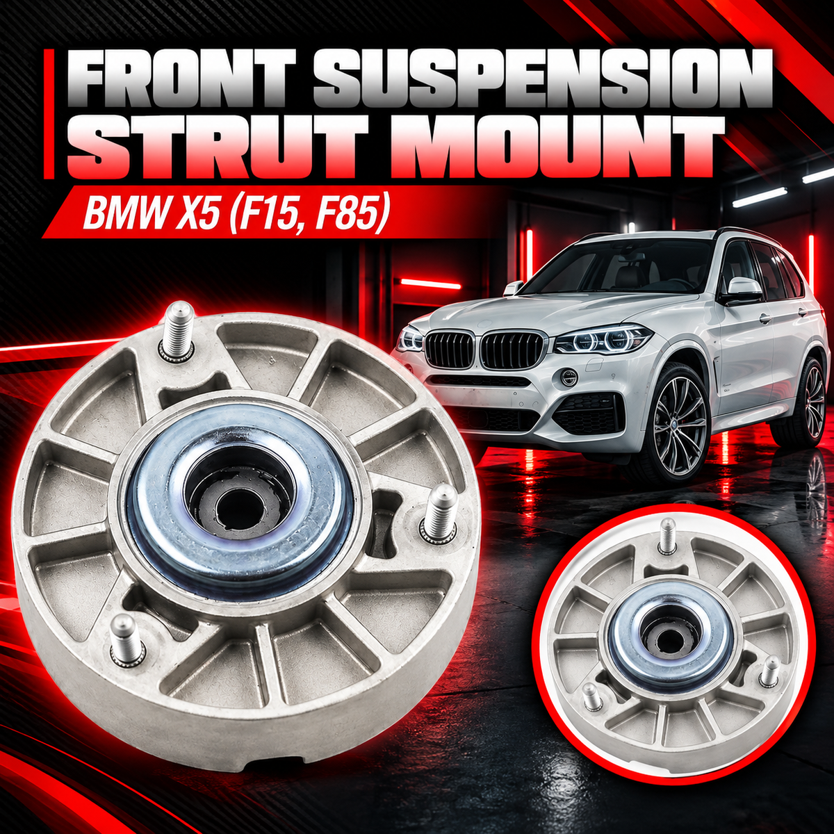 Front  Suspension Strut Mount 31306851879 31306851880 Compatible With BMW X5 (F15, F85)
