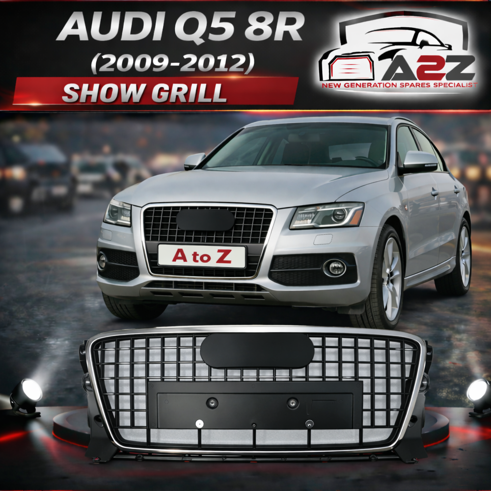 SQ5 Matt Grey Upgrade Show Grill 8R0807651A1QP Compatible With AUDI Q5 8R (2009-2012) Tag No.142