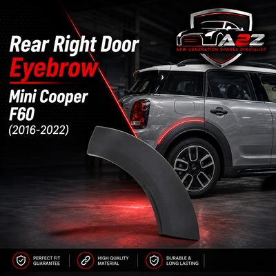Rear Right Door Eyebrow 51777389364 Compatible With Mini Cooper Countryman - F60 (2016-2022) Tag No.162