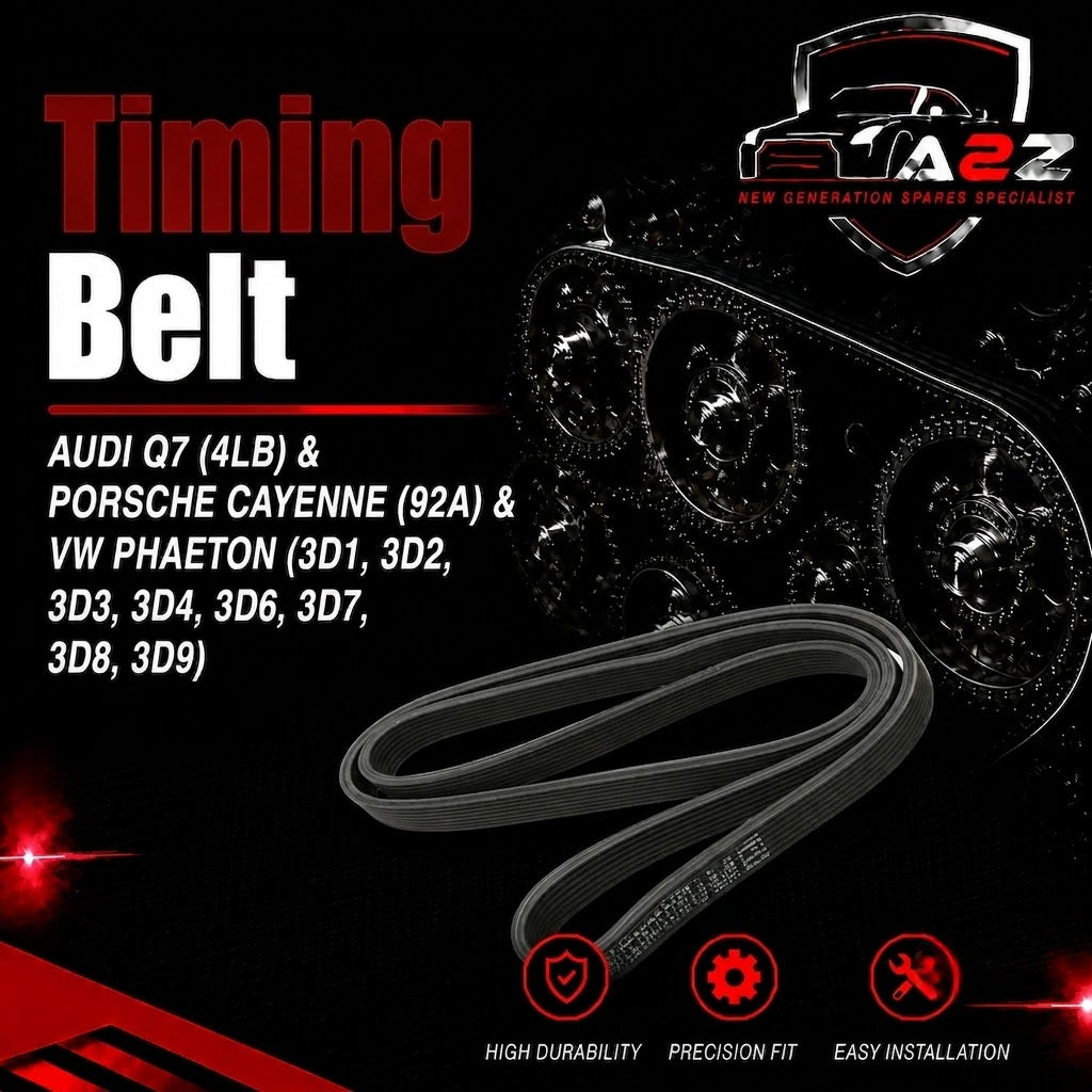 Belt 7D9K2074 022145933P Compatible With AudiI Q7 (4LB) & Porsche Cayenne (92A) & VW Phaeton (3D1, 3D2, 3D3, 3D4, 3D6, 3D7, 3D8, 3D9) Tag-BEL-49
