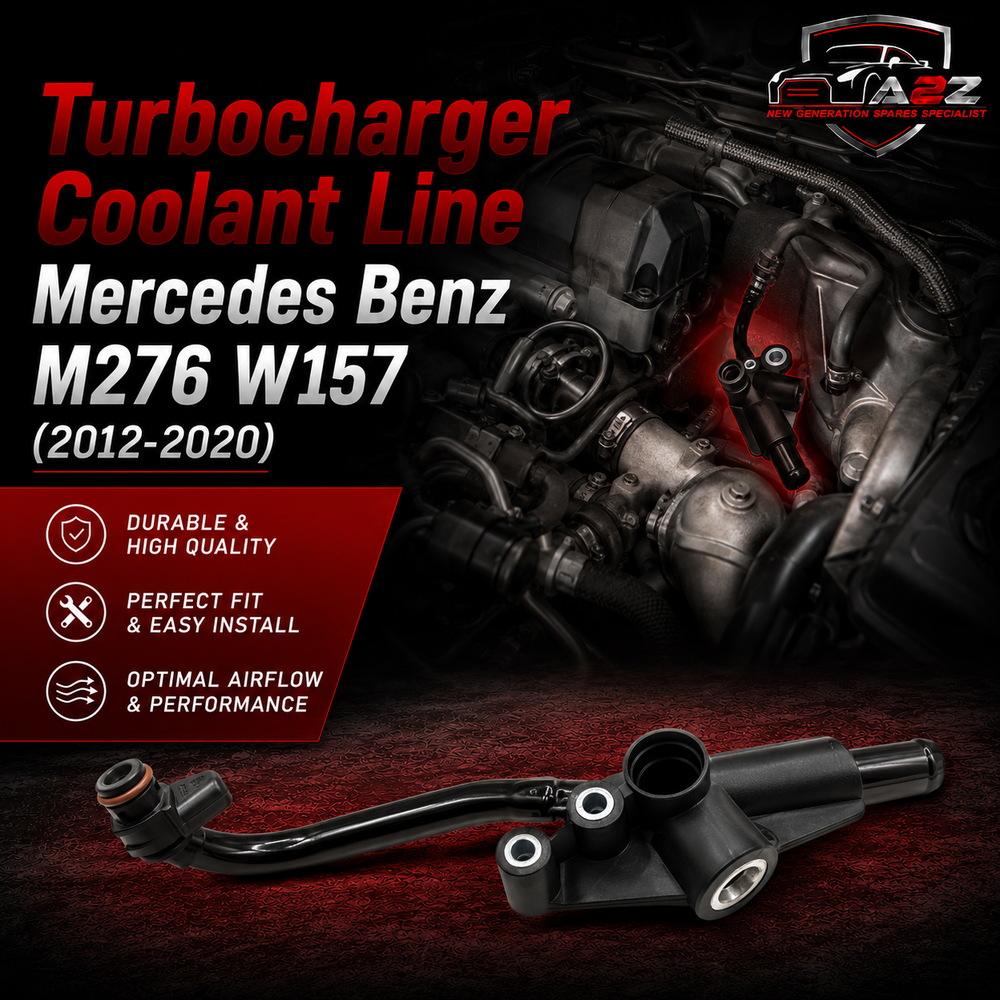 Turbocharger Coolant Line 1572000151 Compatible With Mercedes Benz M276 W157