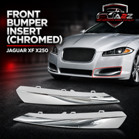 Front Bumper Insert (Chromed) Left C2Z3848 Right C2Z3847 Compatible With Jaguar  XF I (X250)  XF II (X260) Tag No.606 (2009-2011)