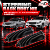 Streering Rack Boot Kit (Set of 2) 2044630296 A2044630296 Compatible With MERCEDES-BENZ C-CLASS (W203) C-CLASS & (W204) E-CLASS (W212)