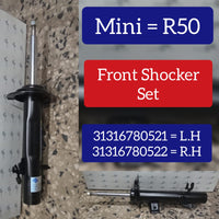 Front Air Suspension Shock Absorber Set Left 31316780521 & Right 31316780522 Compatible With MINI COOPER Hardtop R50 (1PCS)