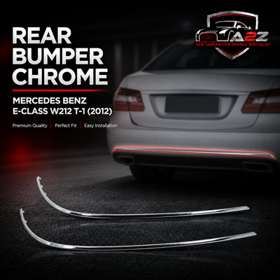 Rear Bumper Chrome Left 2128852121 A2128852121 & Right 2128852221 A2128852221  Compatible With MERCEDES BENZ E-CLASS W212 T-1 (2012) Tag No.101