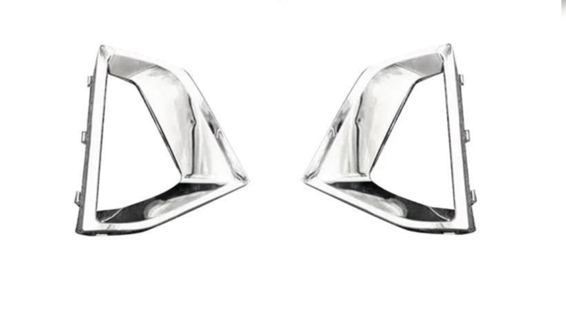 Fog Cover Chrome Set Left 51119463481 & Right 51119463482 Compatible With BMW 5s G30 LCI (2021-2024) Tag No.483