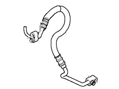 Pressure Hose Pipe 64533415556 Compatible With BMW X3 E83 LCI
